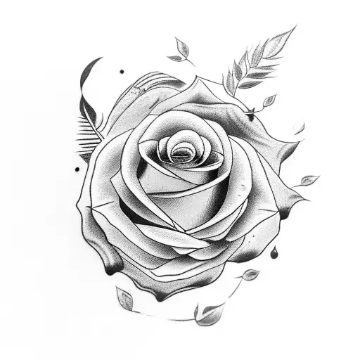  car piston with roses surrounding it tattoo design idea