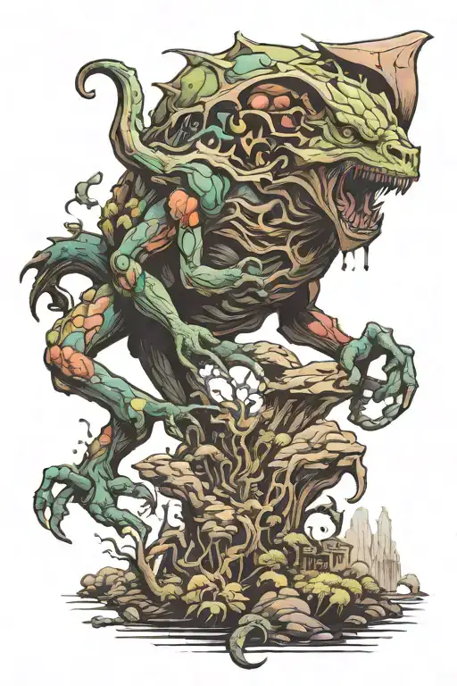 cryptids  tattoo design idea