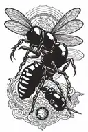 primus skeeter mosquito tattoo design idea