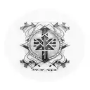Icelandic runes tattoo design idea