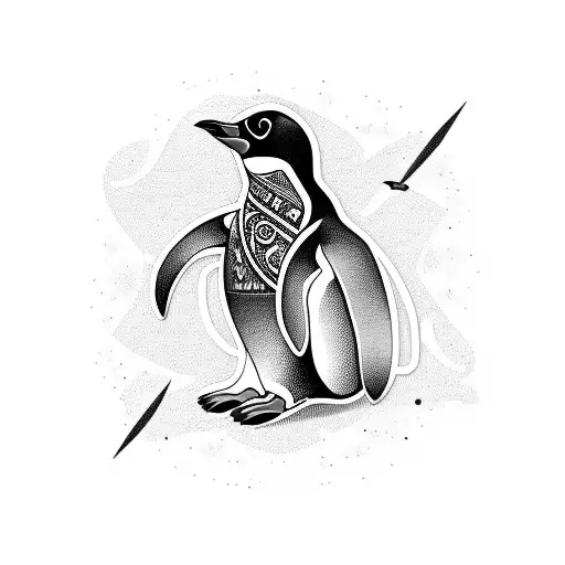 Tribal Penguin Tattoo by Noxulf on DeviantArt