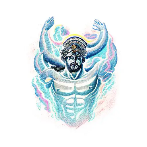 Zeus tattoo design idea