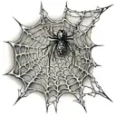 Spider Web tattoo design idea