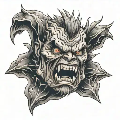 anger issues tattoo design idea
