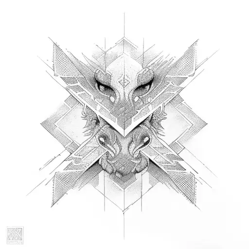 neo tribal tattoo design idea