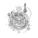 gemini cancer  tattoo design idea