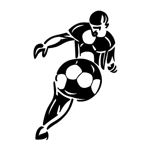 Football tattoo design idea