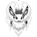 eevee evolution tattoo design idea