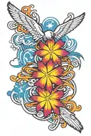 Hawaii Air Force tattoo design idea