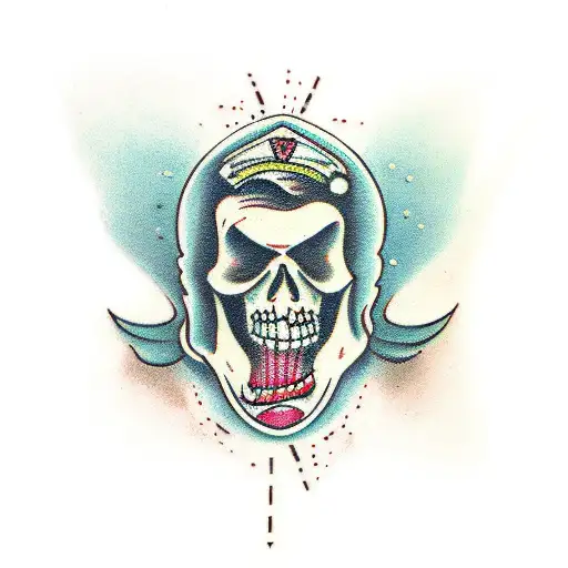 fear in letting go tattoo design idea