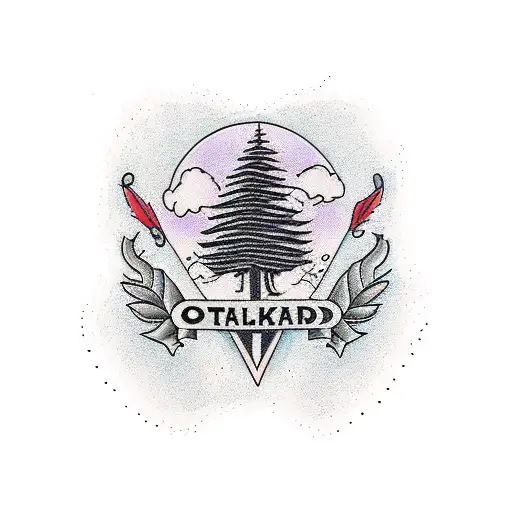 oakland tree tattoo design idea