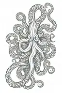 Viking-style octopus tentacles. tattoo design idea