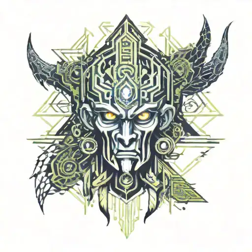 the fierce lord kali tattoo design idea