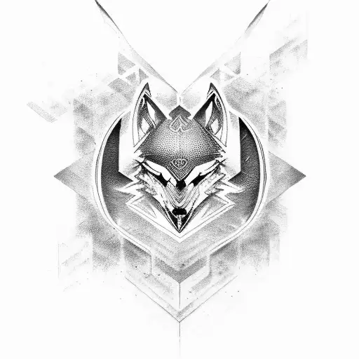 Assassin creed logo and wolf tattoo design idea