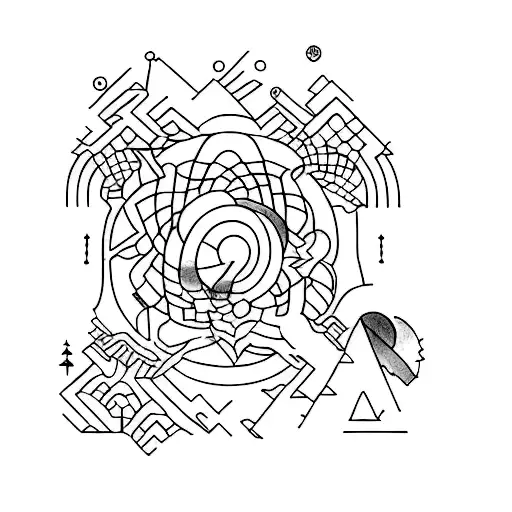 Design a tattoo inspired by a  location or landmark that holds mountain r tattoo design idea