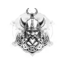 viking Odin  tattoo design idea