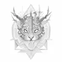 two black dice tattoo design idea