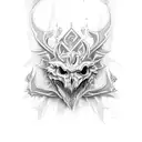 corvo tattoo design idea