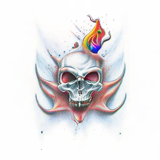 diabolic joint tattoo design idea