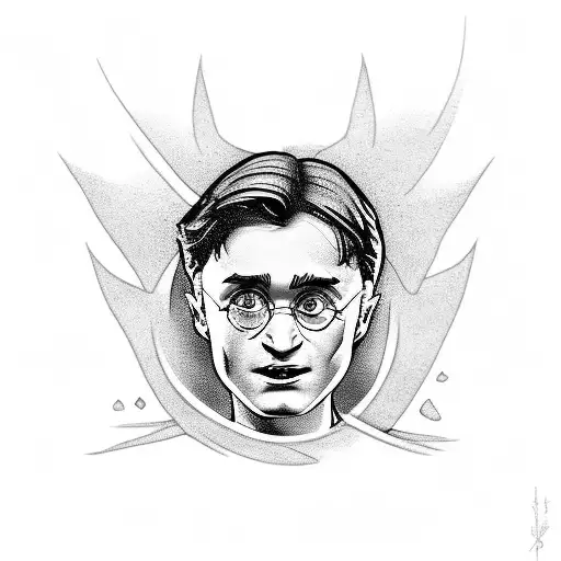 Harry Potter para casal tattoo design idea