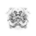 mechanic, speed, passion  tattoo design idea