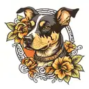 dog memorial tattoo tattoo design idea