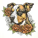 dog memorial tattoo tattoo design idea