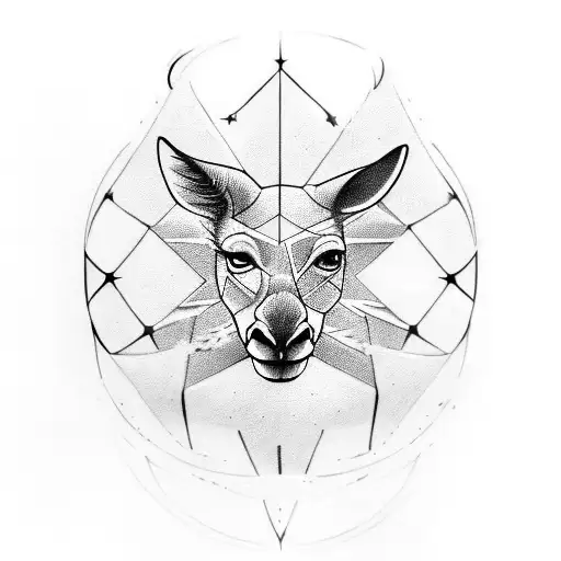 i want a source for 5 days, include the Taurus star sign, football and a kangaroo tattoo design idea