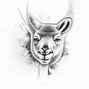 i want a source for 5 days, include the Taurus star sign, football and a kangaroo tattoo design idea