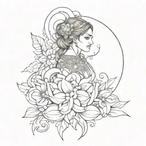 i want signature of my wife on my back of bicep near to elbow, but add some symbol of never ends love her name is pallav tattoo design idea