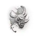 Gluttony tattoo design idea