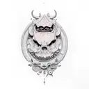 Gluttony tattoo design idea