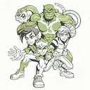 Ben 10 tattoo design idea