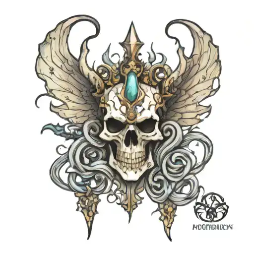 mortarion tattoo design idea