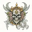 mortarion tattoo design idea