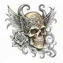 mortarion tattoo design idea