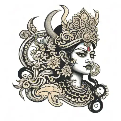 Rama Devi tattoo design idea