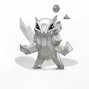 Combine elements from Pokémon and Minecraft in a gaming-themed tattoo tattoo design idea