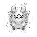 binärcode, Pokémon, Minecraft, Mana and health potion,  tattoo design idea