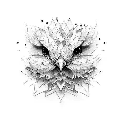 chick tattoo design idea