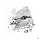 chick tattoo design idea