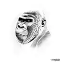 Gorilla tattoo design idea