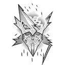 Lightning Bolt tattoo design idea