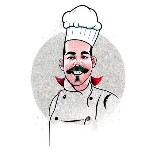 chef  tattoo design idea