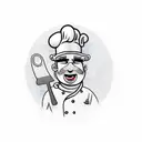 chef  tattoo design idea
