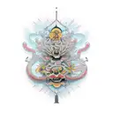 neural network tattoo design idea