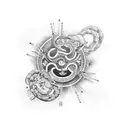 neural network tattoo design idea