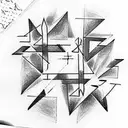 five tattoo design idea