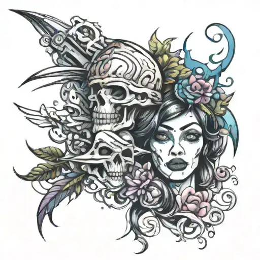 temet nosce tattoo design idea