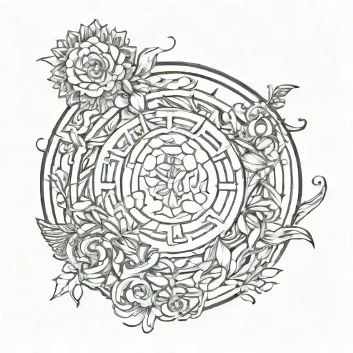 temet nosce tattoo design idea